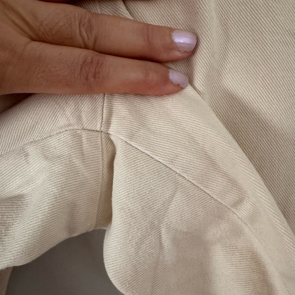 MNG mango denim high waisted utility pants. Great for spring/summer - Picture 4 of 6